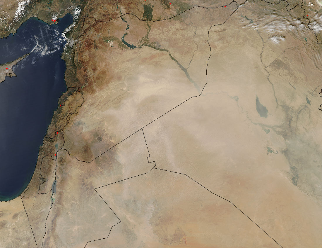 Dust storm in the Middle East - related image preview