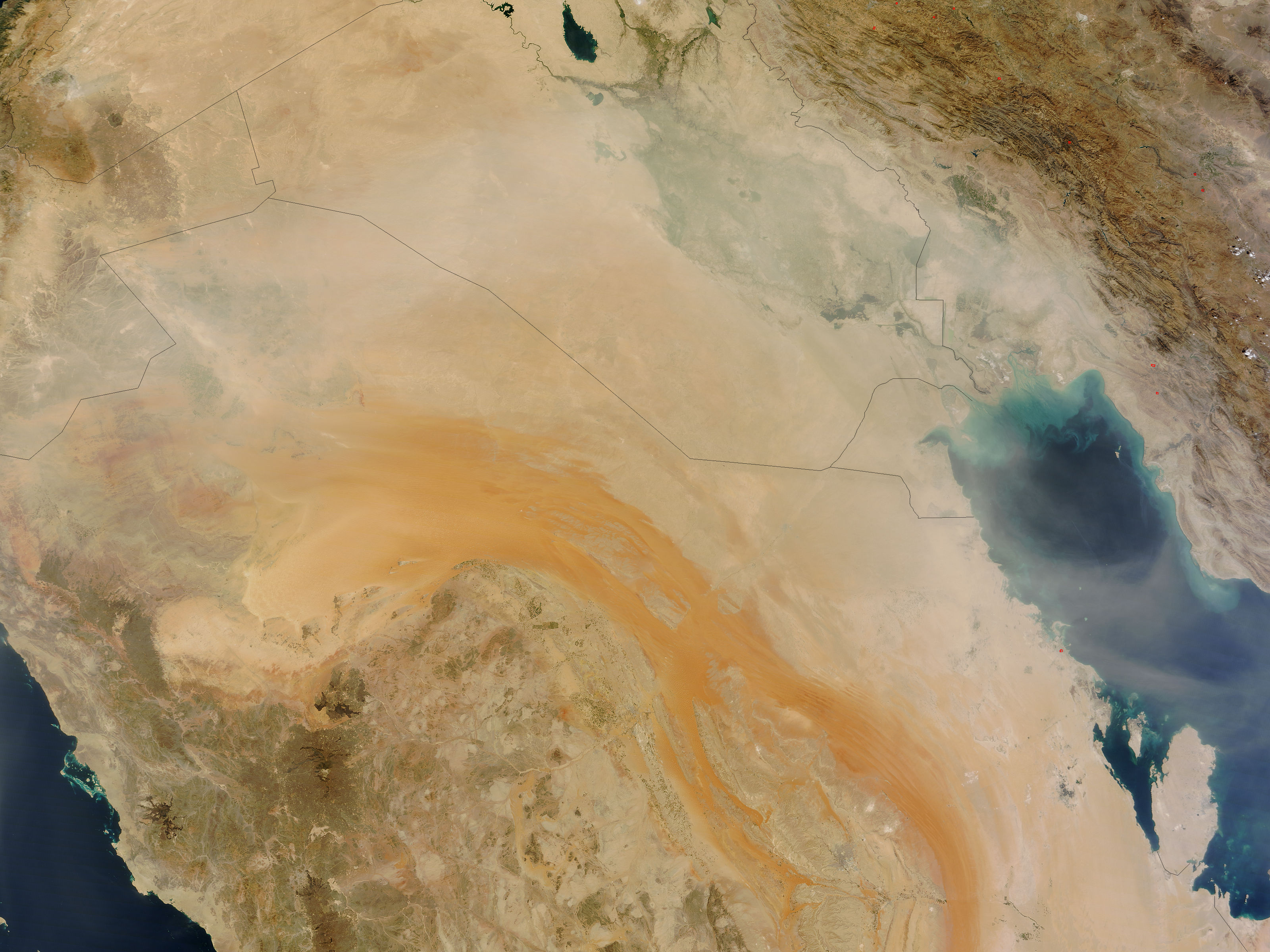 Dust storm in the Middle East - related image preview