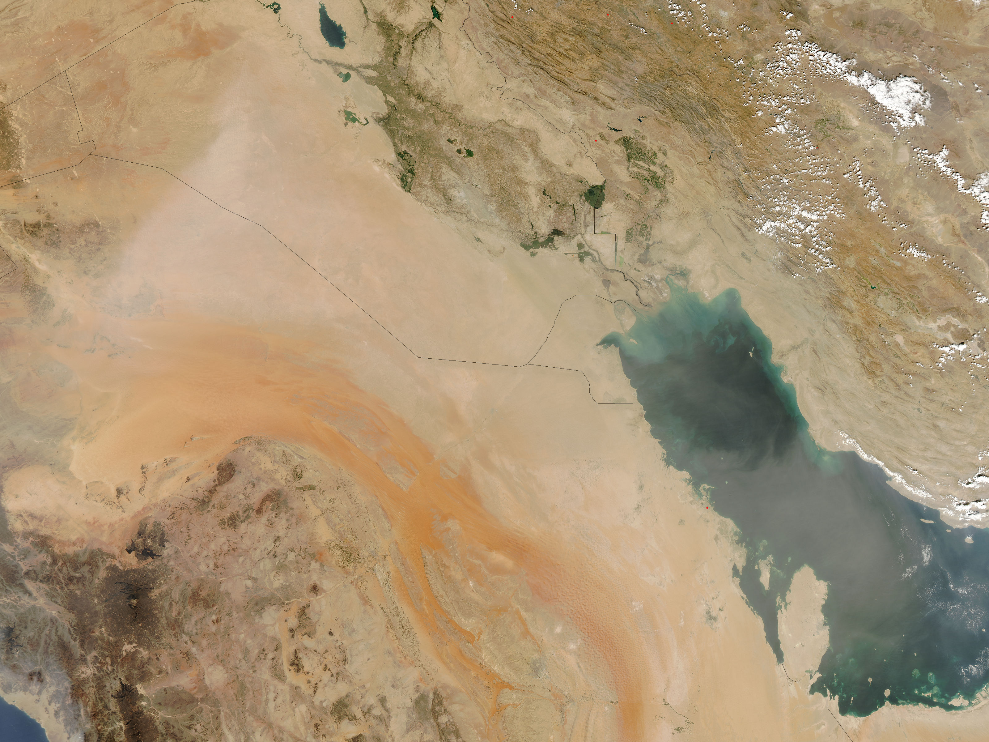 Dust storm in the Middle East - related image preview