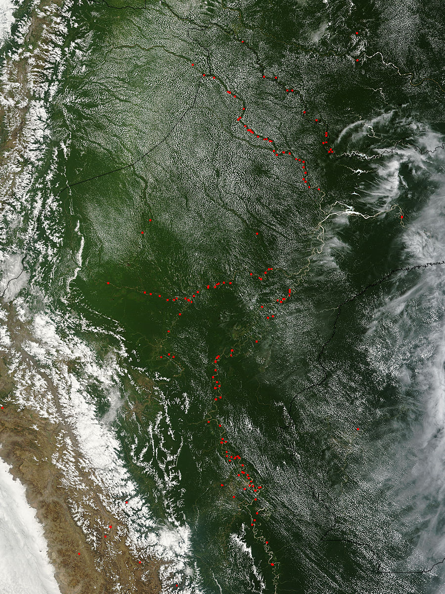 Fires in the western Amazon Basin - related image preview