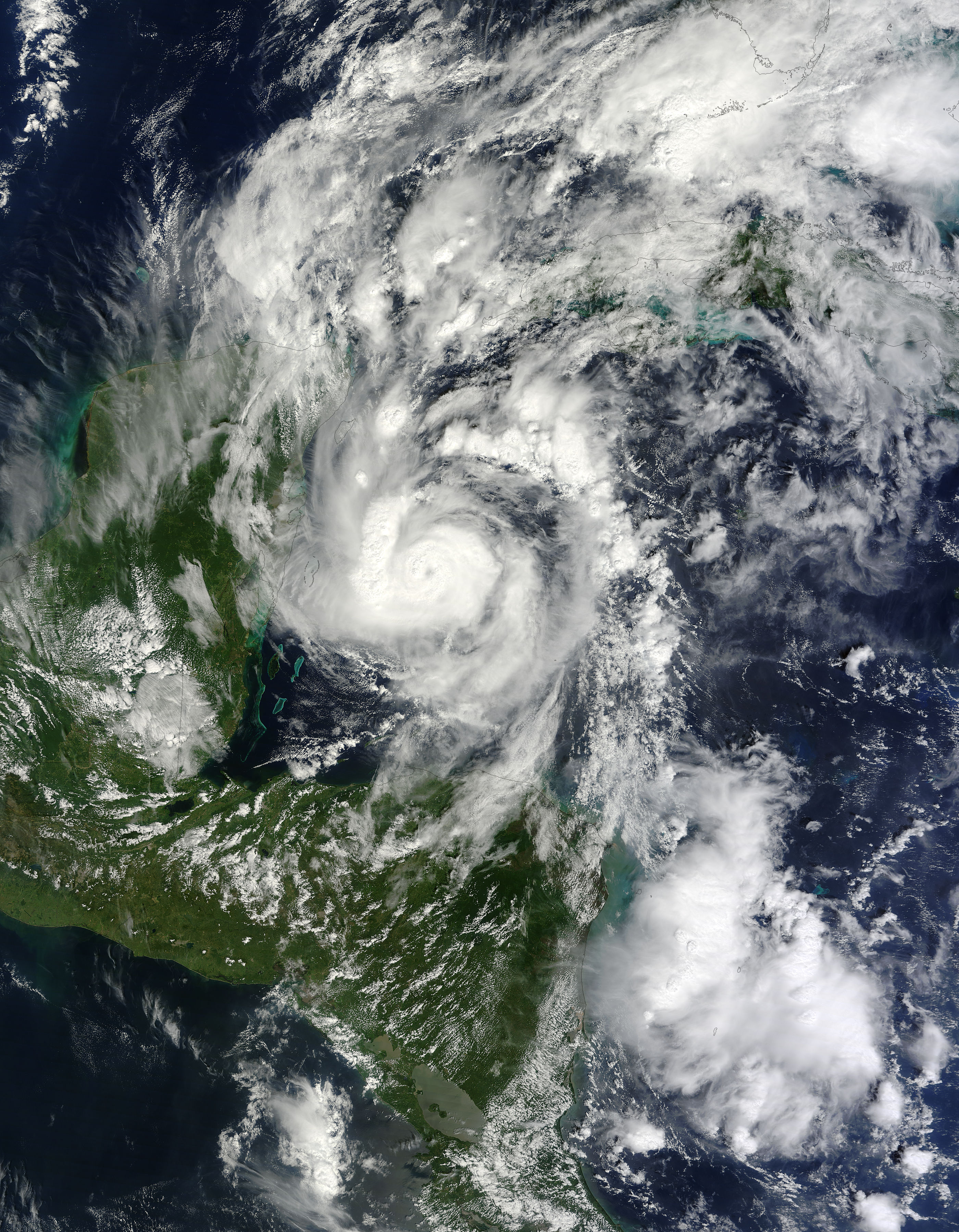 Hurricane Paula (18L) off the Yucatan Peninsula - related image preview