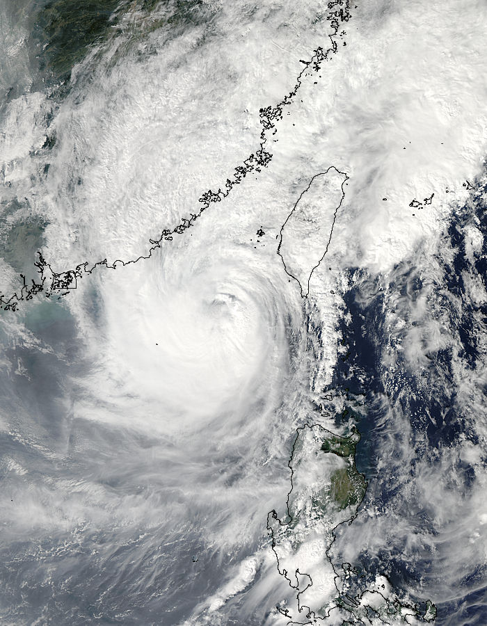 Typhoon Megi (15W) over China - related image preview