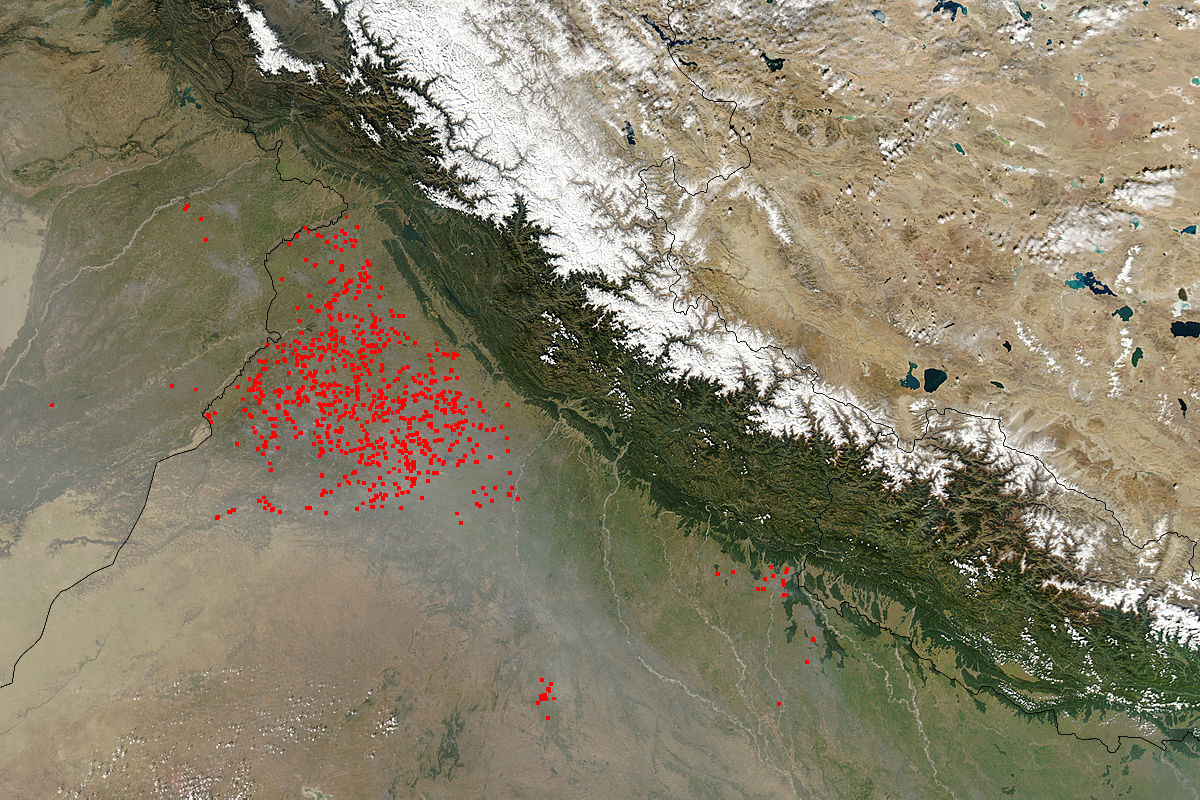 Fires in northern India - related image preview