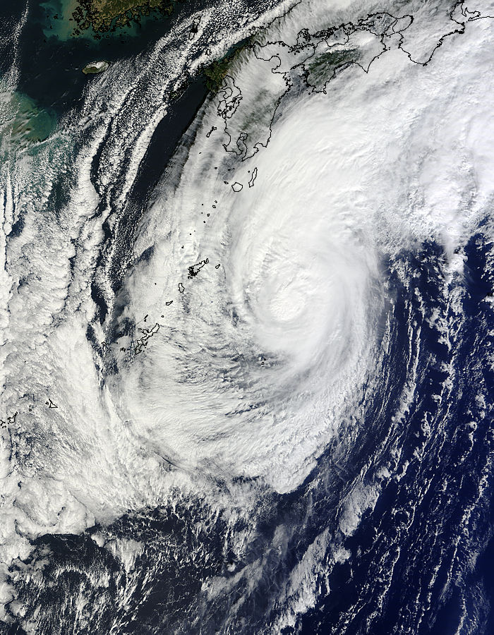 Typhoon Chaba (16W) over the Ryukyu Islands, Japan - related image preview