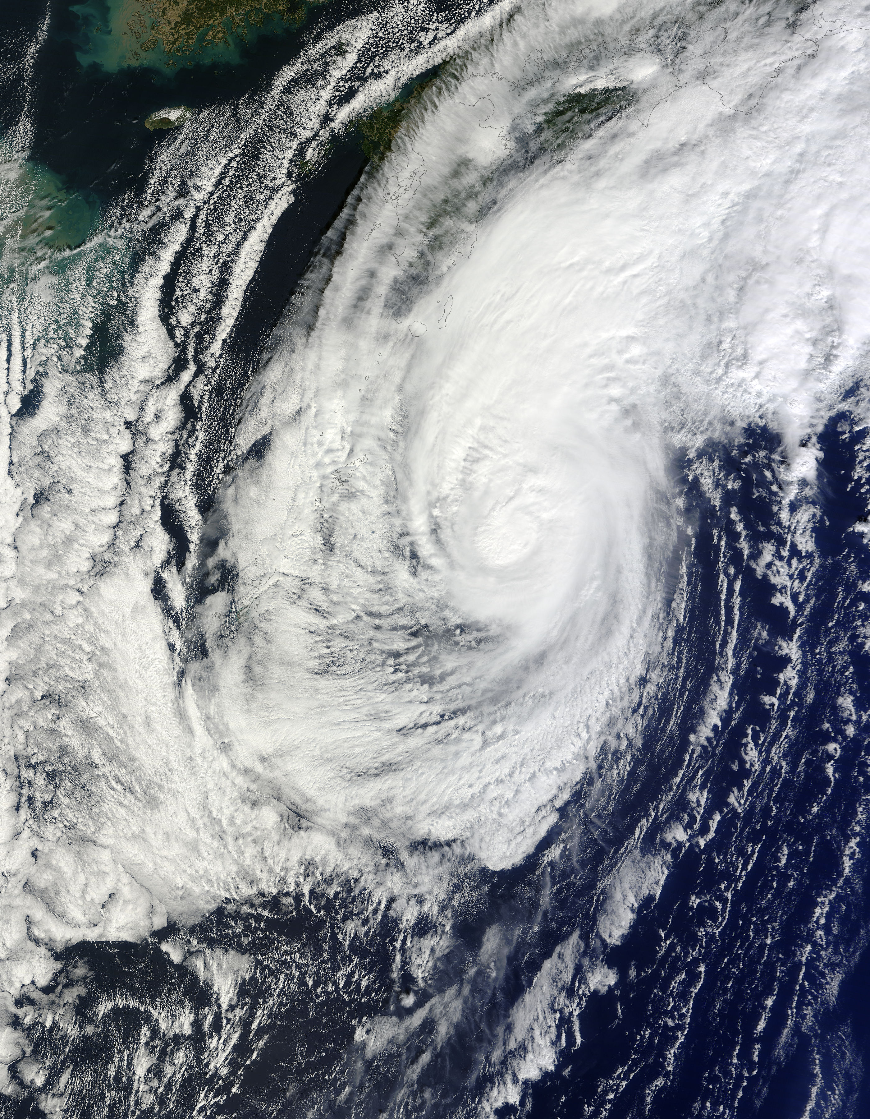 Typhoon Chaba (16W) over the Ryukyu Islands, Japan - related image preview