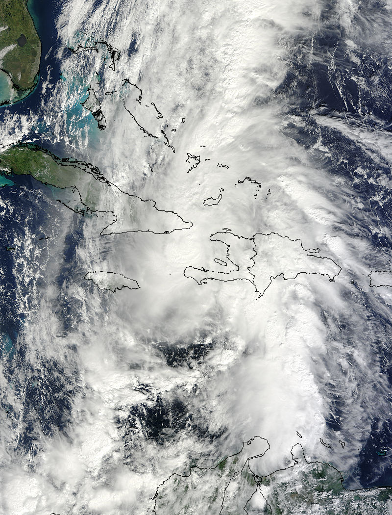 Hurricane Tomas (21L) over Haiti, Cuba, Jamaica, and the Dominican Republic - related image preview