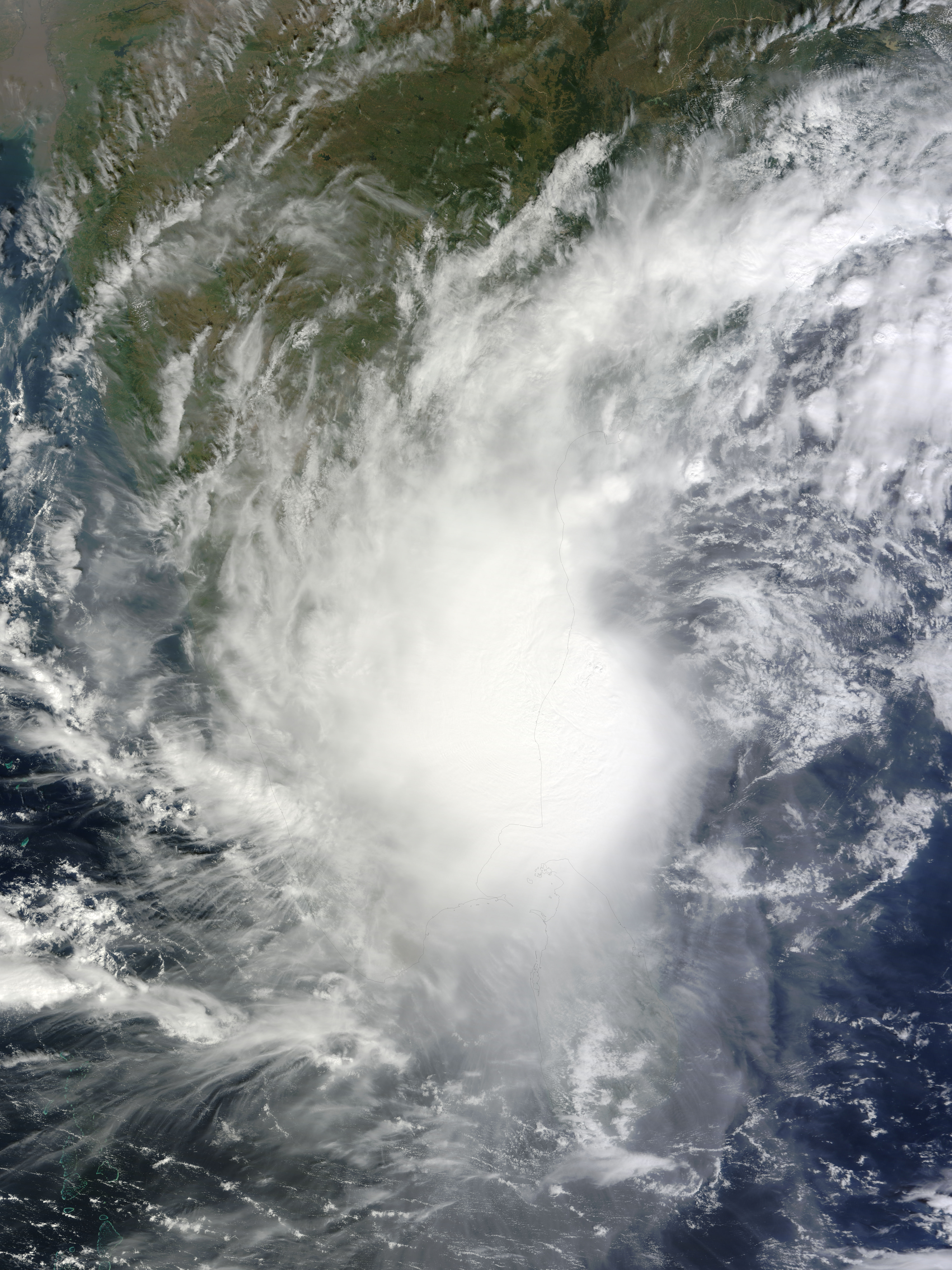 Tropical Cyclone Jal (05B) over India - related imagethumbnail
