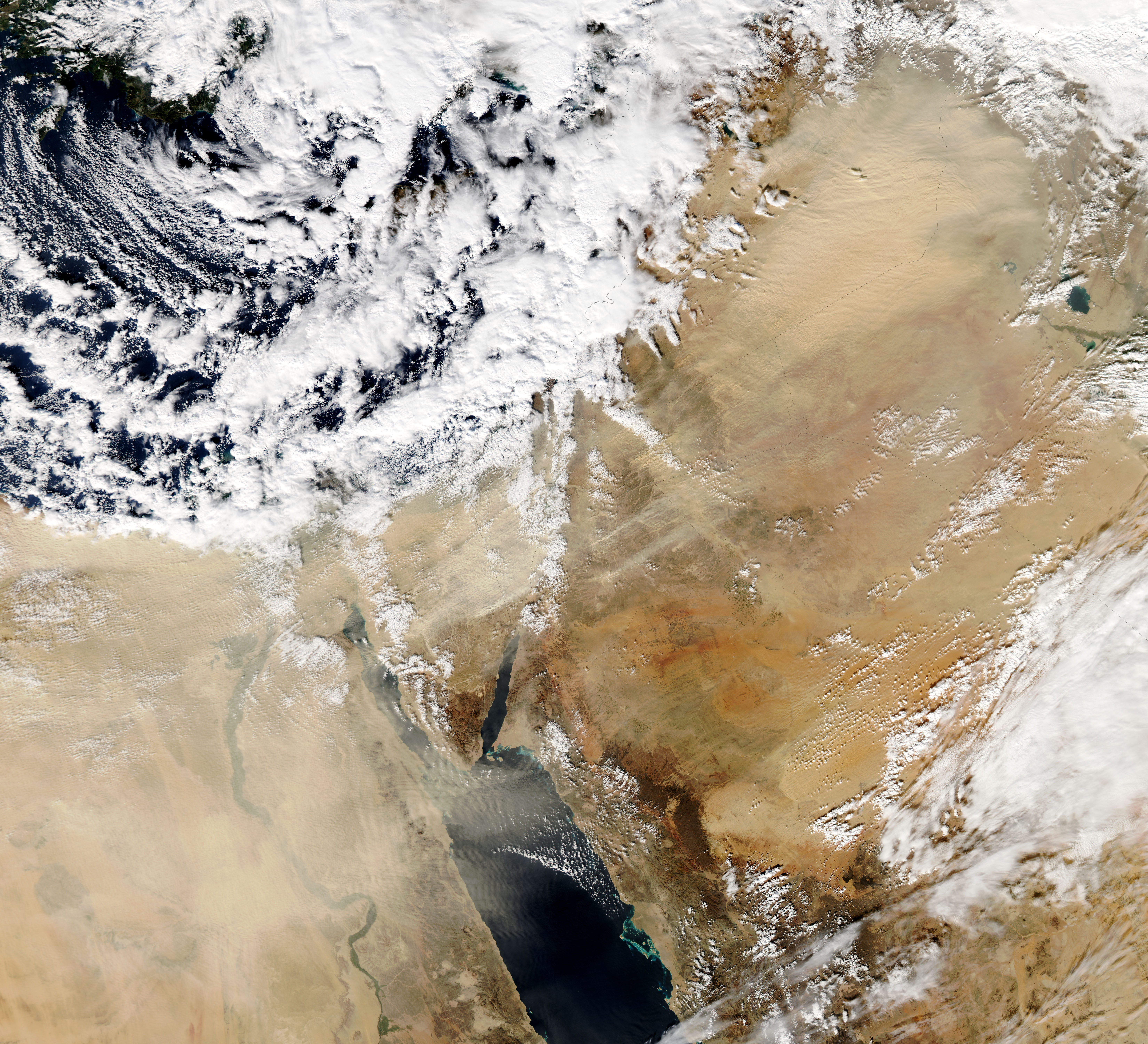 Dust storms over the Middle East - related image preview