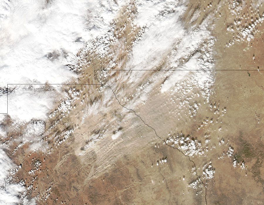 Dust storm in northern Mexico - related image preview
