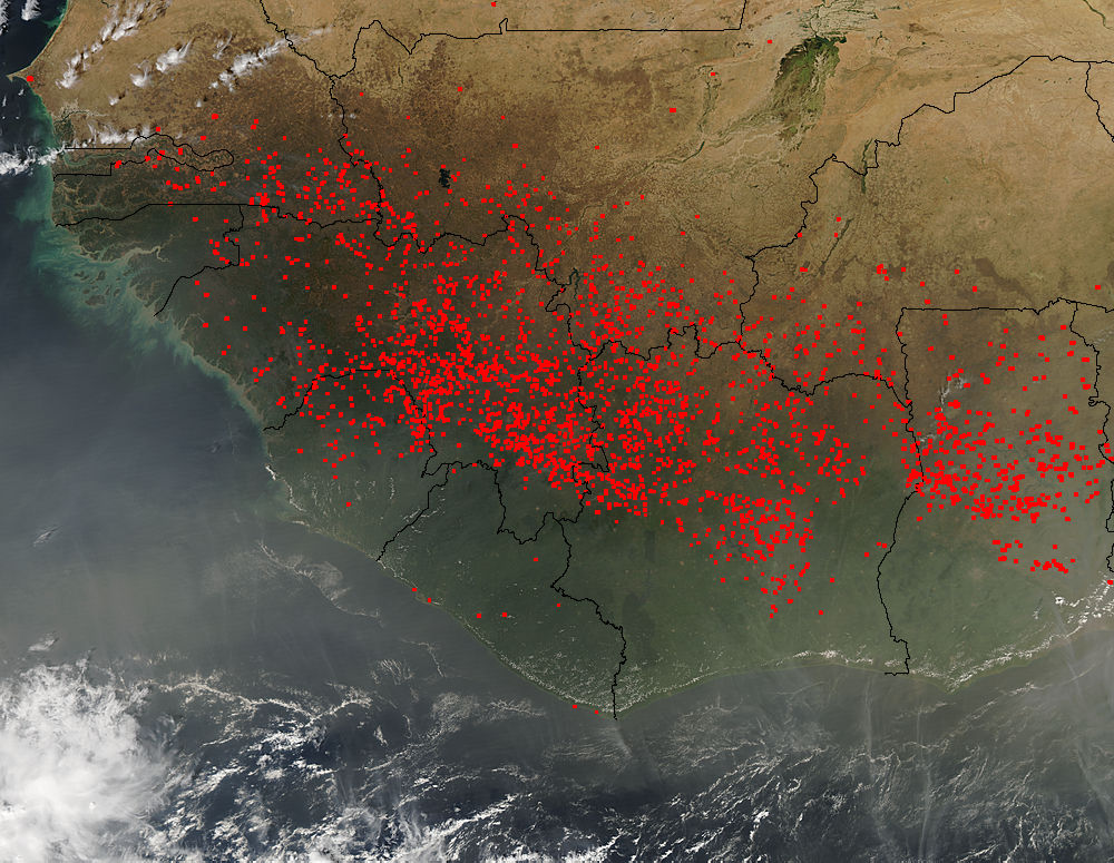 Fires in West Africa - related image preview