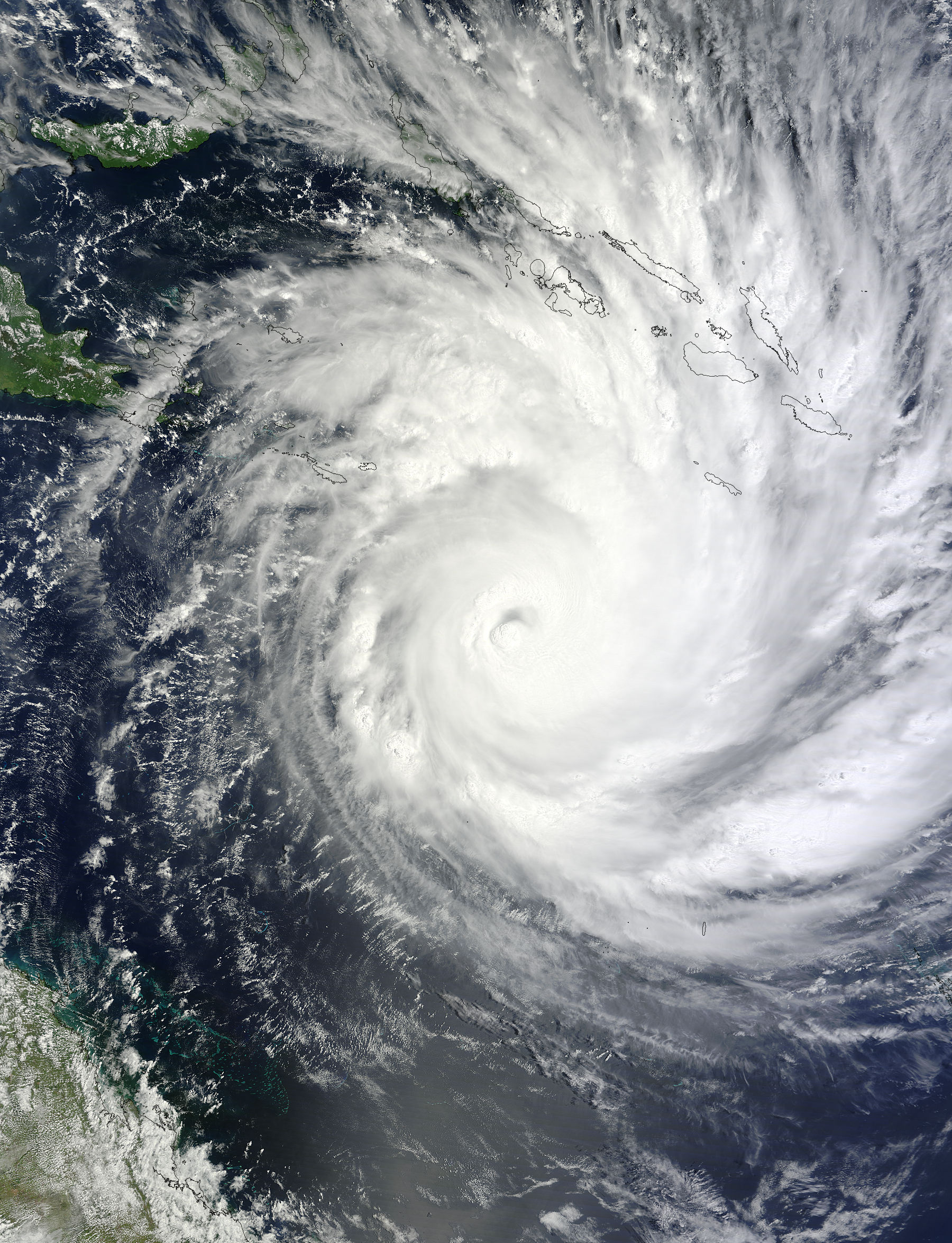 Tropical Cyclone Yasi (11P) approaching Australia - related image preview