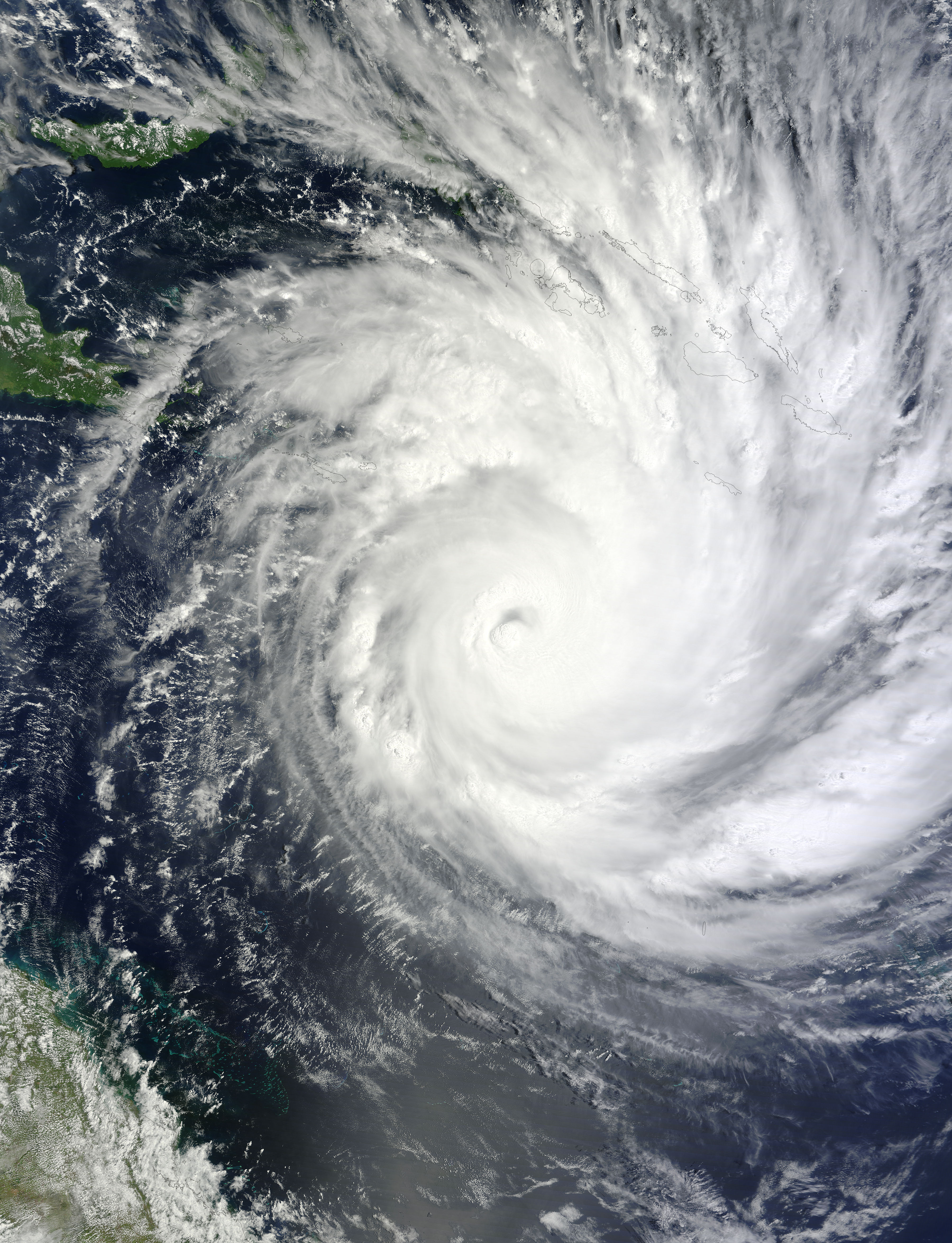 Tropical Cyclone Yasi (11P) approaching Australia - related image preview