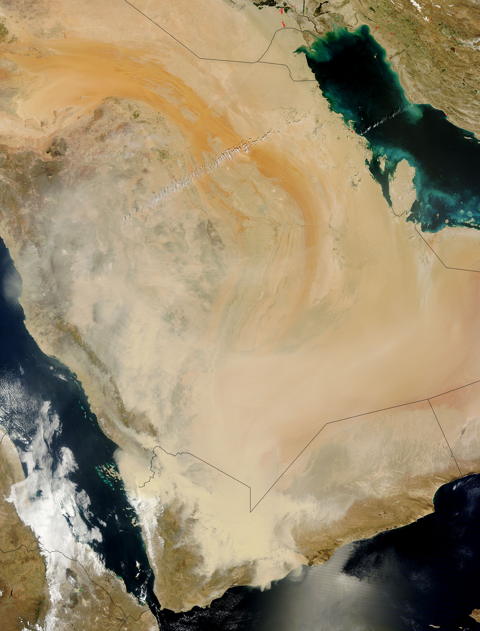 Dust storm in Saudi Arabia - related image preview