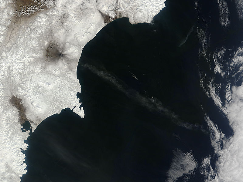 Ash from Karymsky, Kamchatka Peninsula, eastern Russia - related image preview