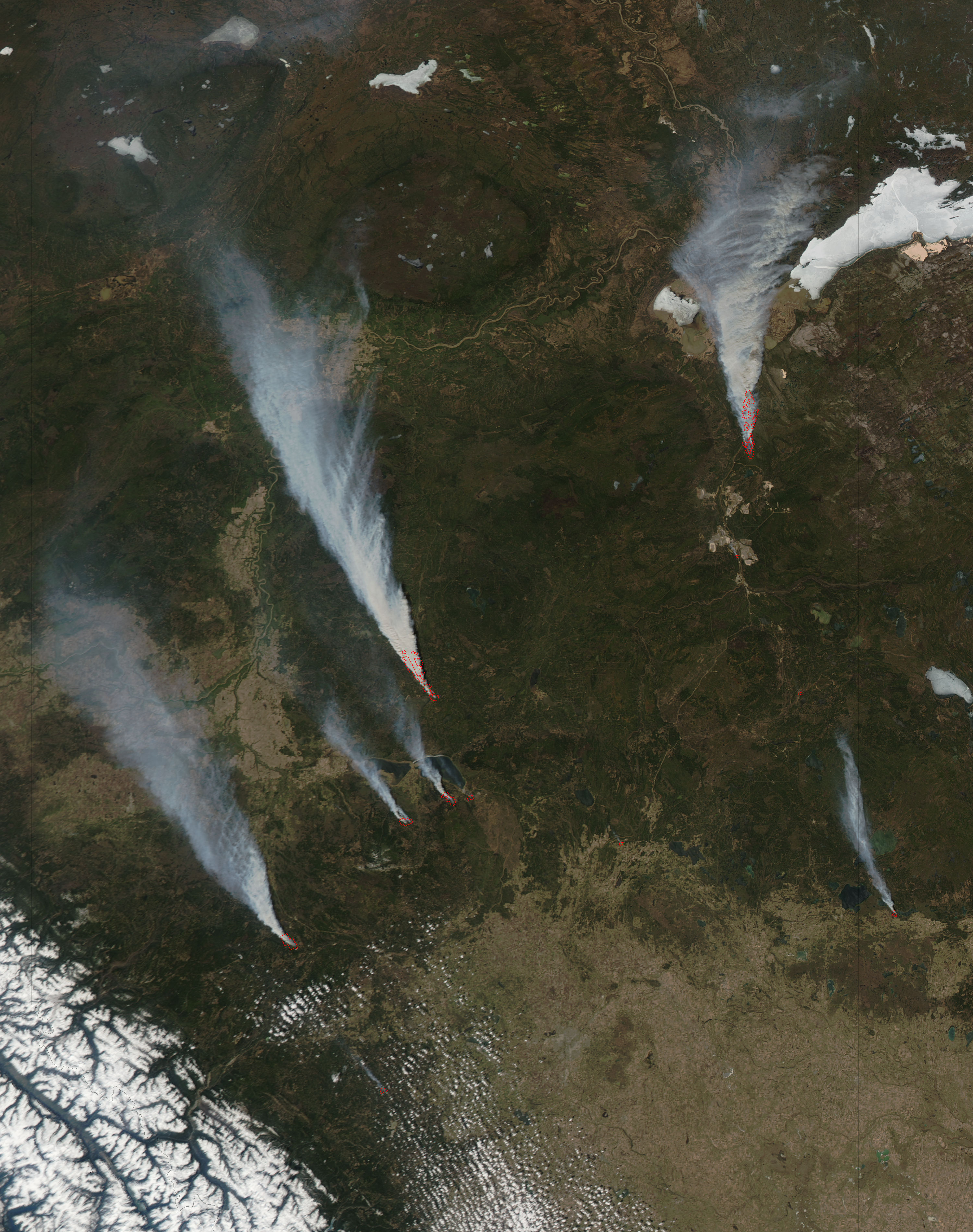 Fires in northern Canada - related image preview