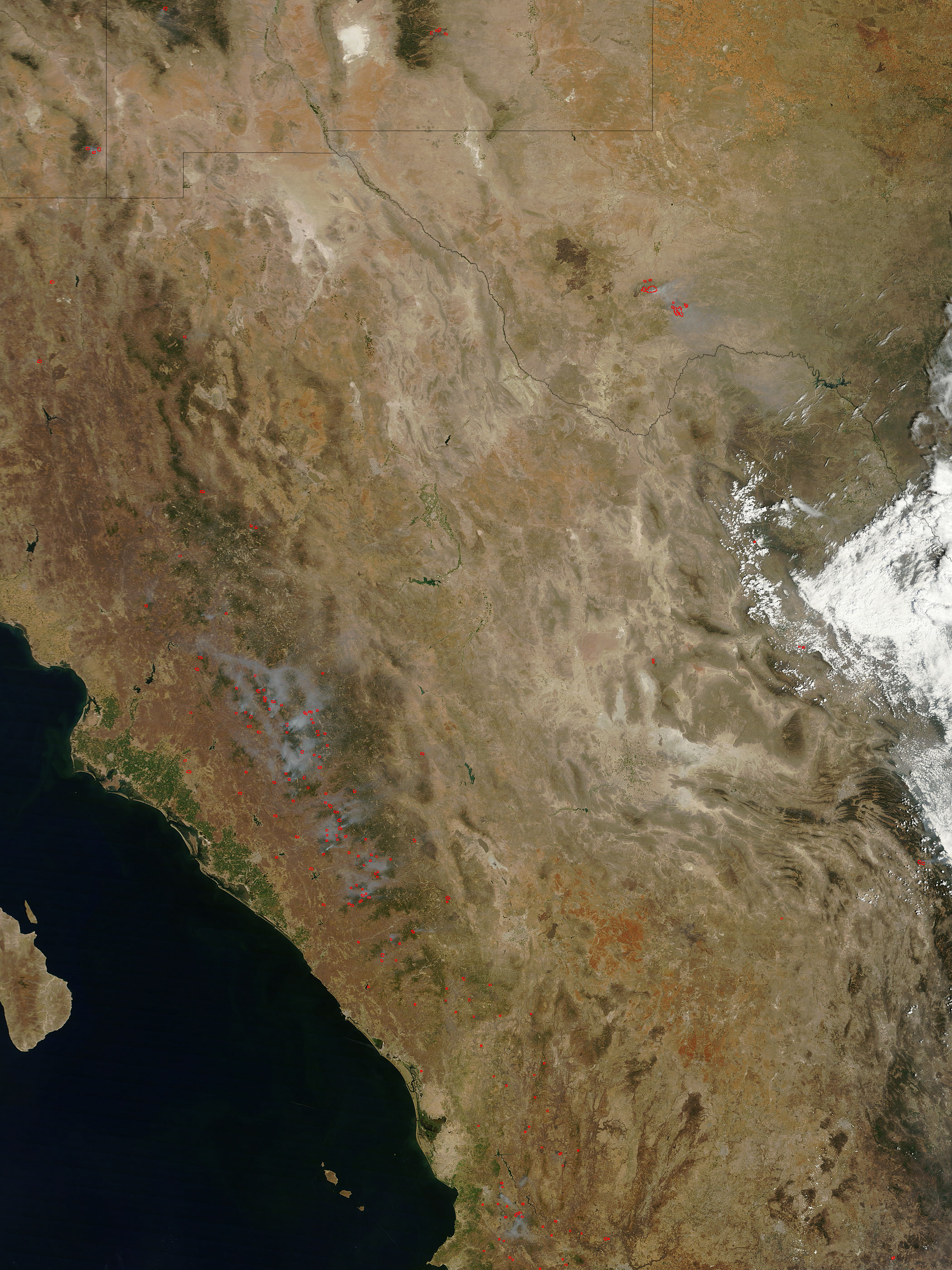 Fires in Mexico and Texas - related image preview