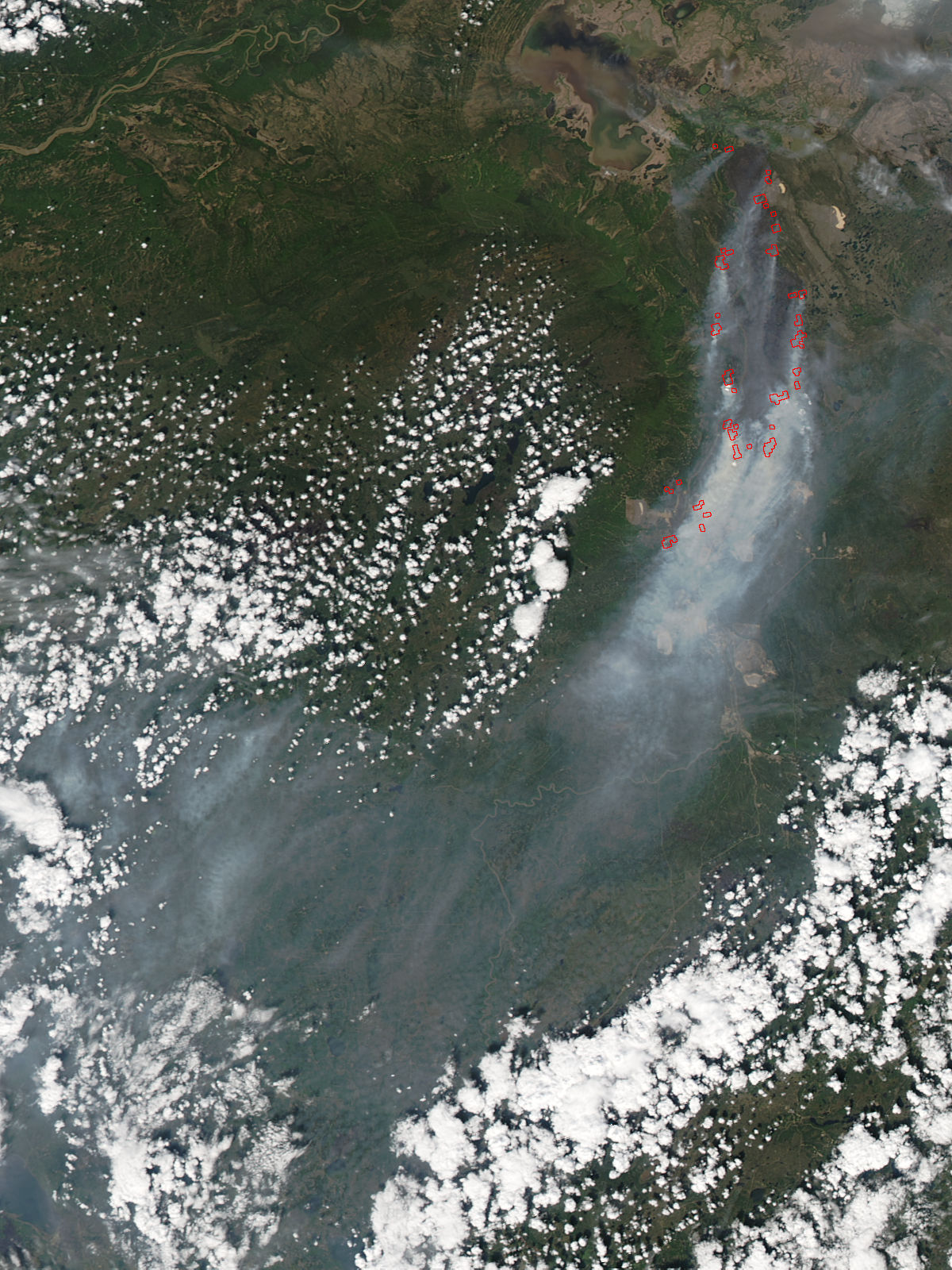 Fires and smoke in northern Alberta - related image preview