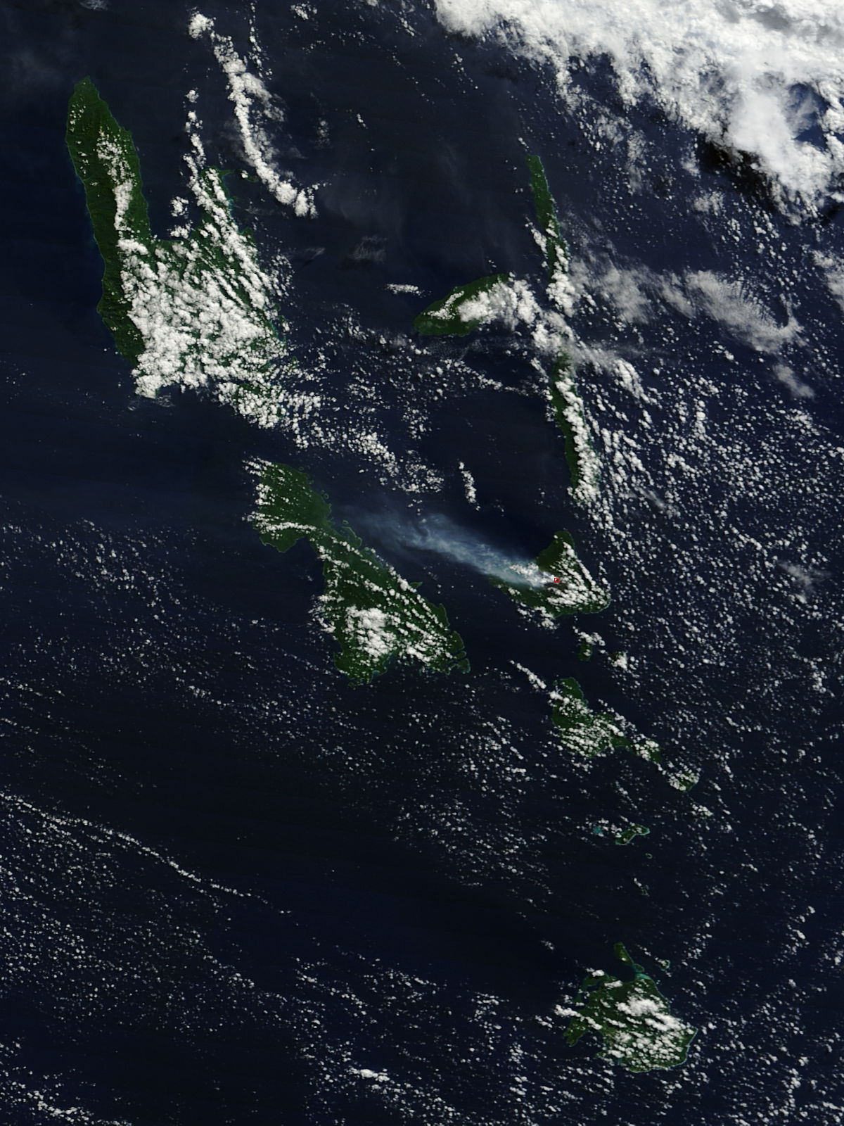 Ash plume from Ambrym Volcano, Vanuatu - related image preview