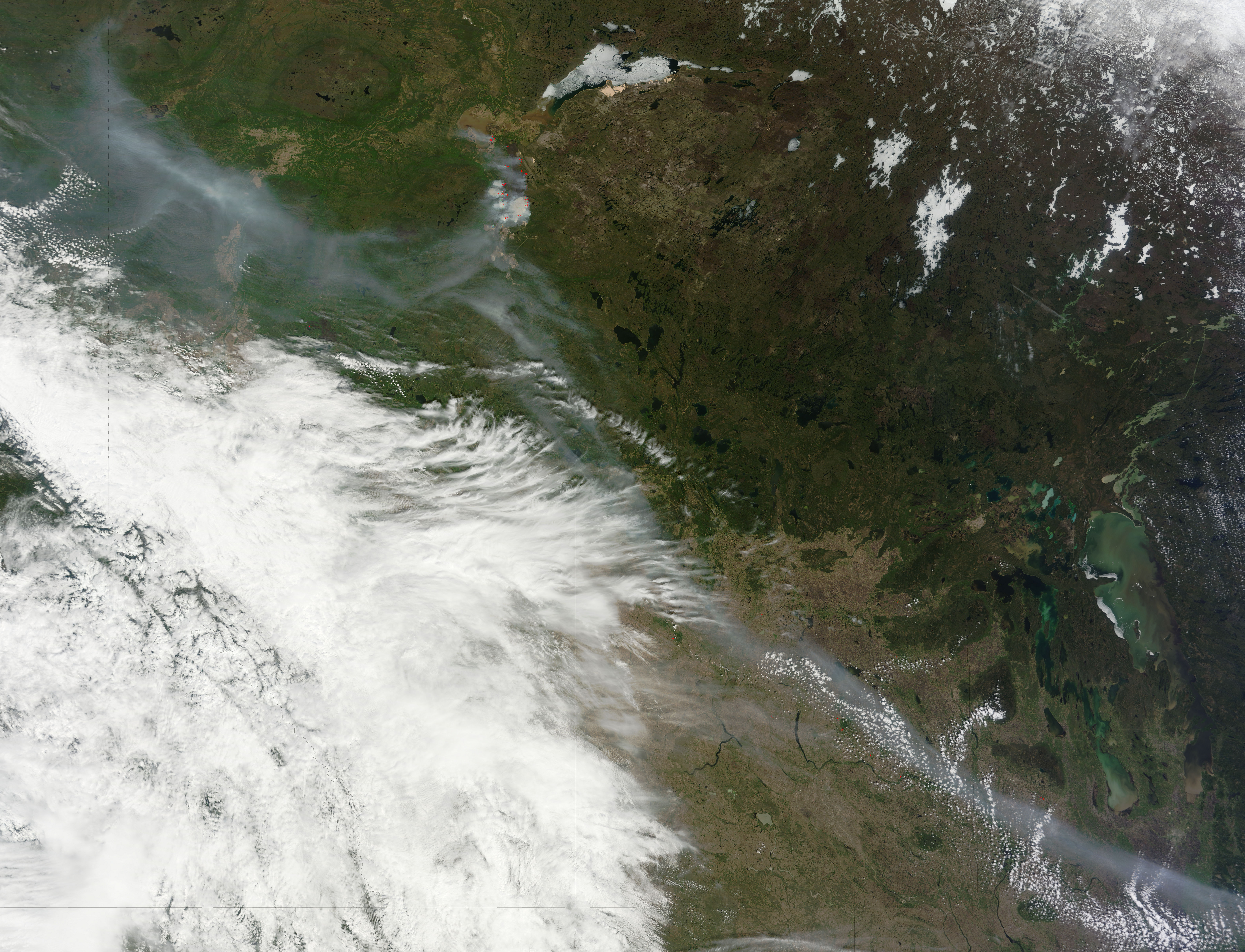 Smoke from fires in northern Alberta - related image preview