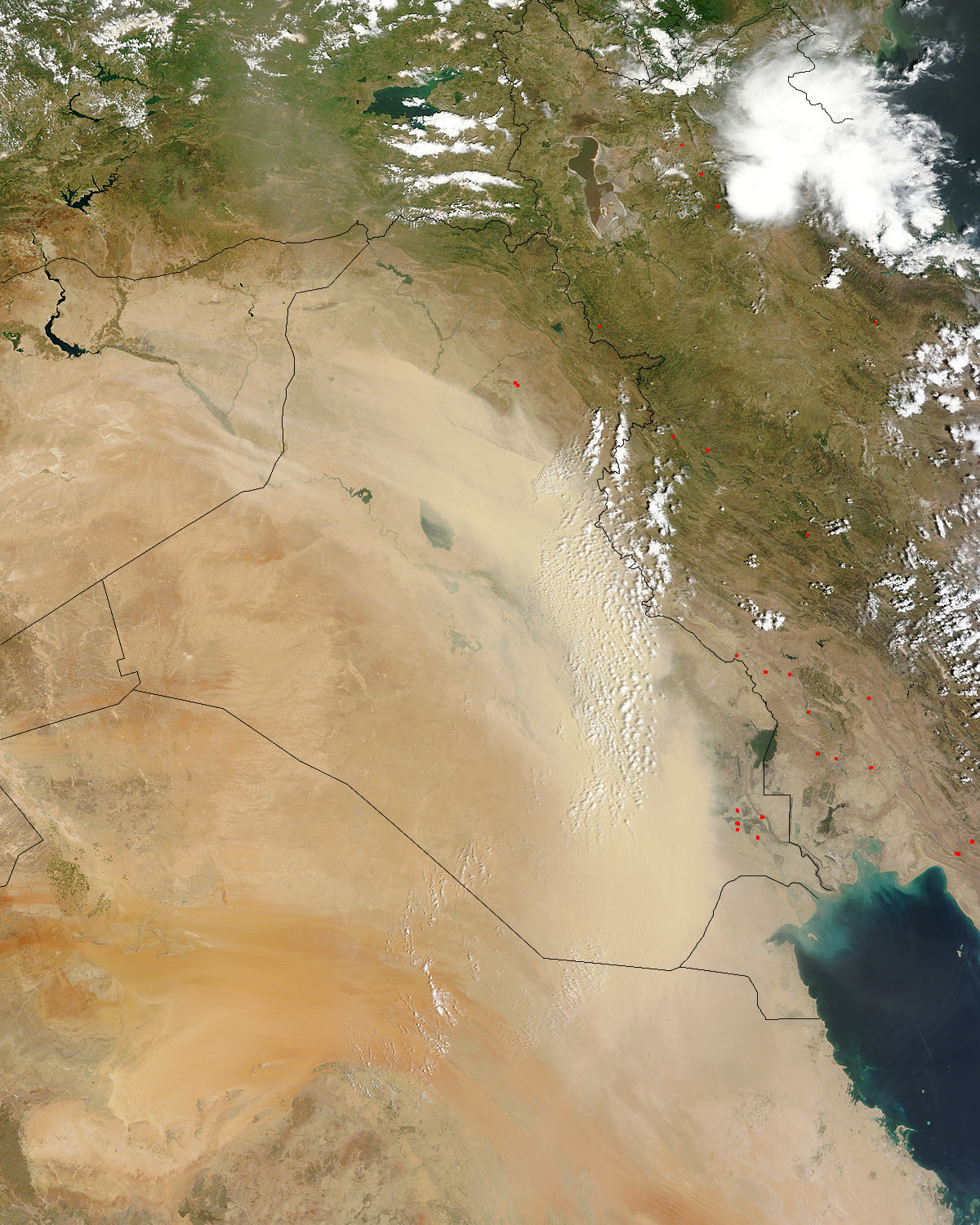 Dust storm in Iraq - related image preview