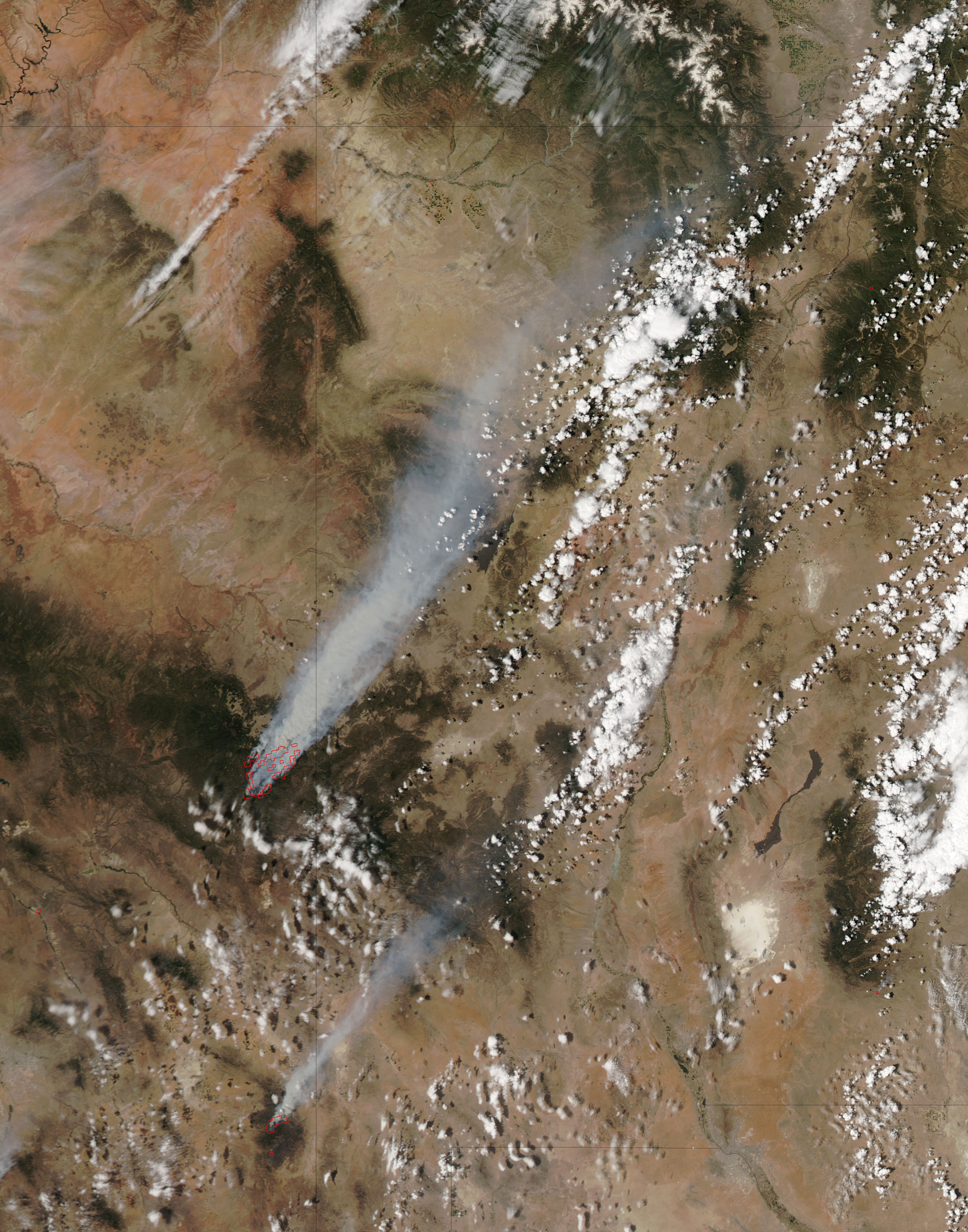 Wallow North and Horseshoe2 fires, Arizona - related image preview