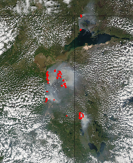 Fires in northern Alberta and Saskatchewan - related image preview