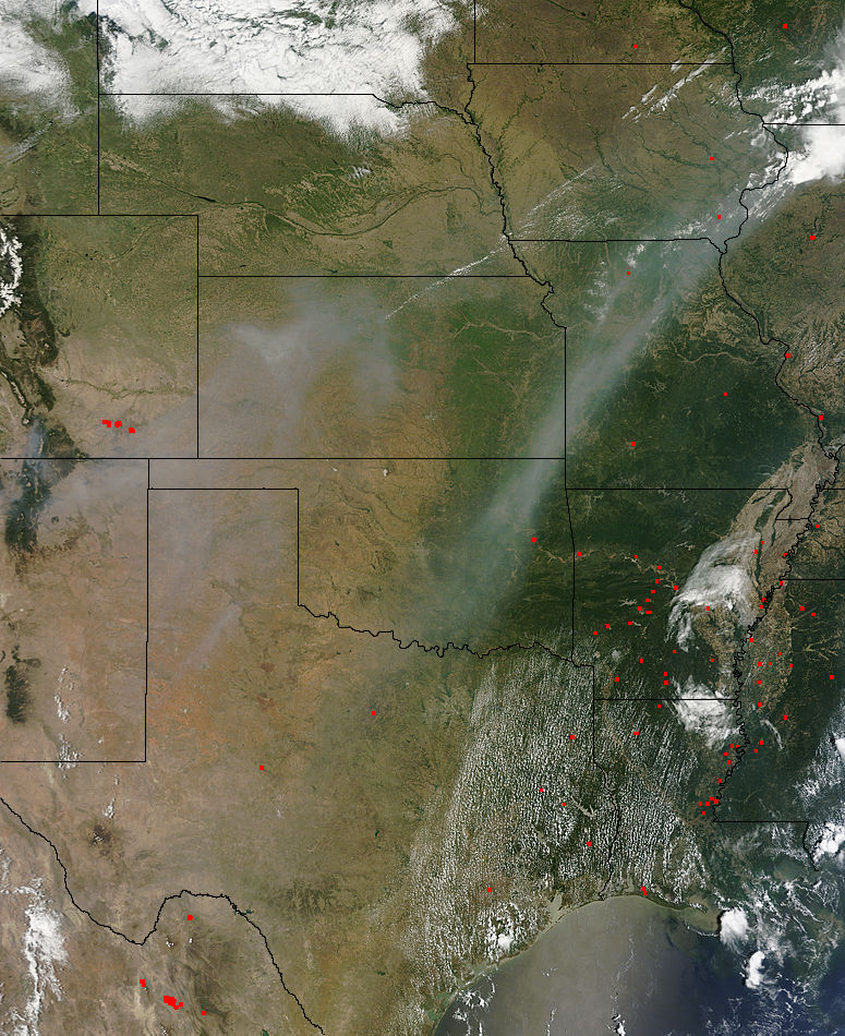 Smoke from Arizona fires across the Midwest - related image preview