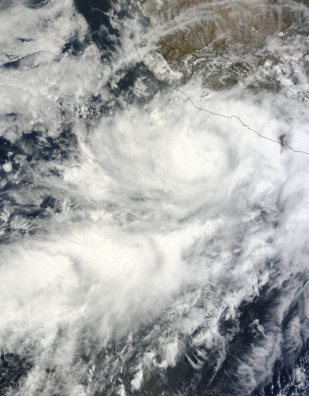 Hurricane Beatriz (02E) off the coast of Mexico - related image preview