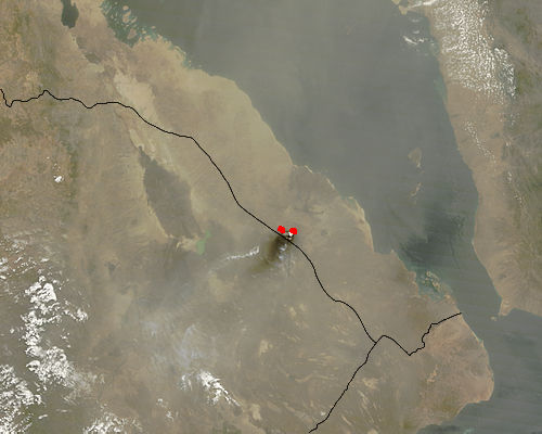 Activity at Nabro volcano, Eritrea (morning overpass) - related image preview