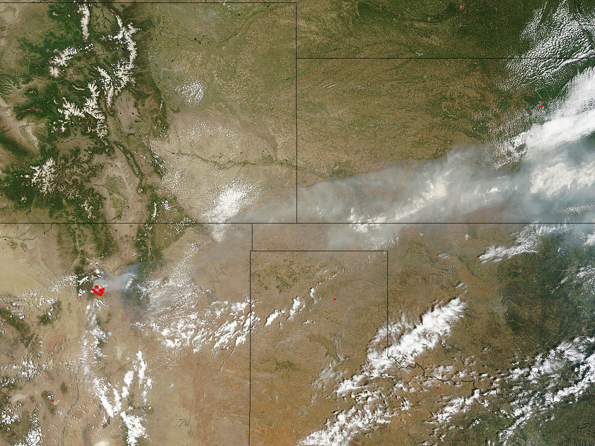 Las Conchas fire near Los Alamos, New Mexico - related image preview