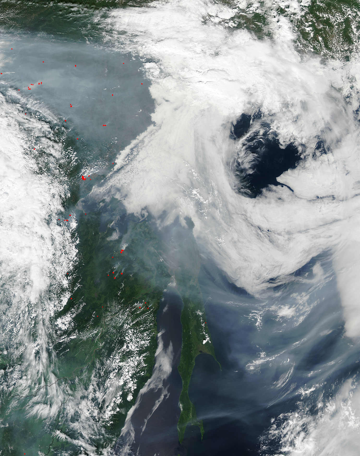 Smoke and fires in eastern Russia - related image preview