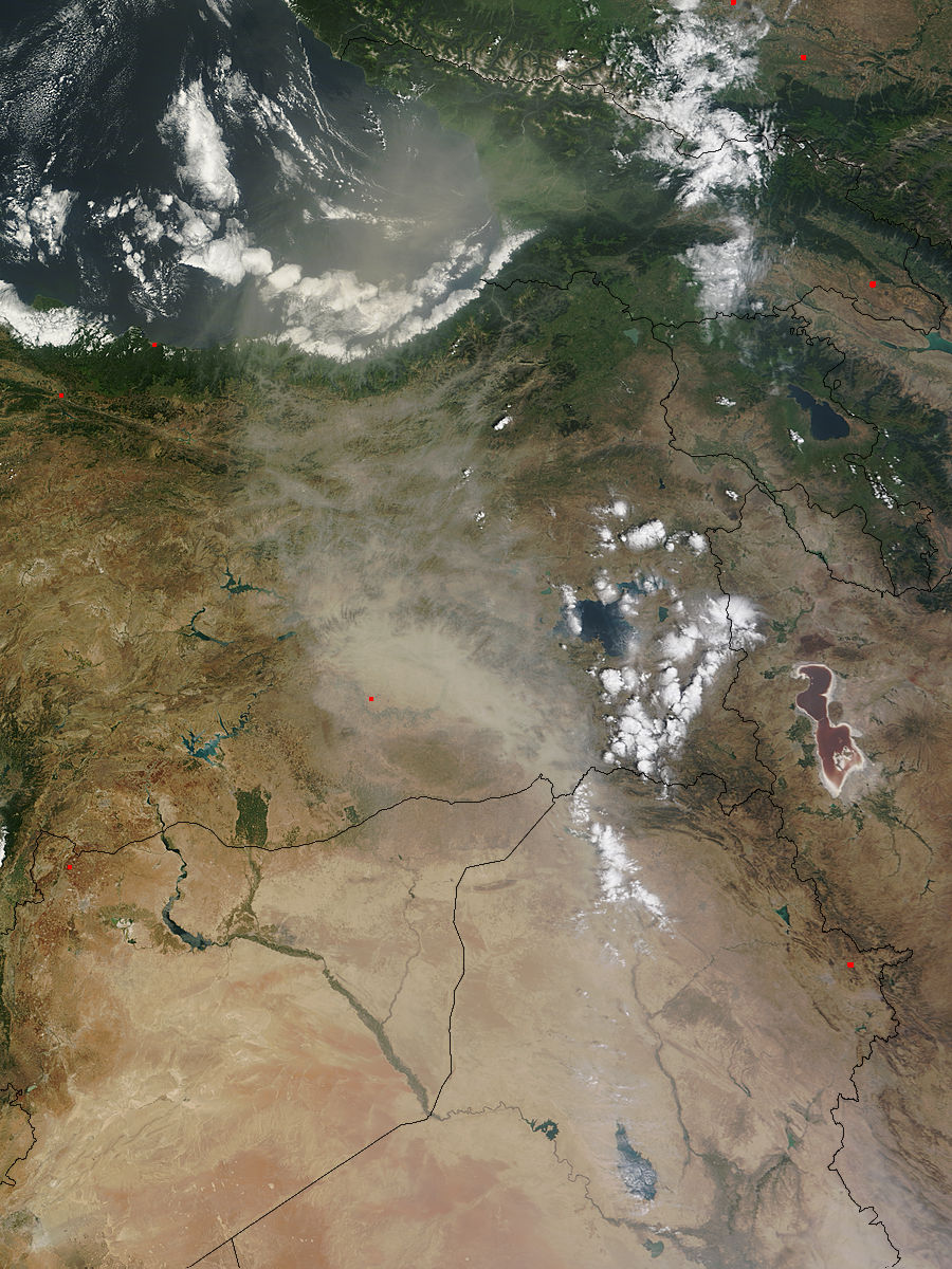 Dust over eastern Turkey - related image preview