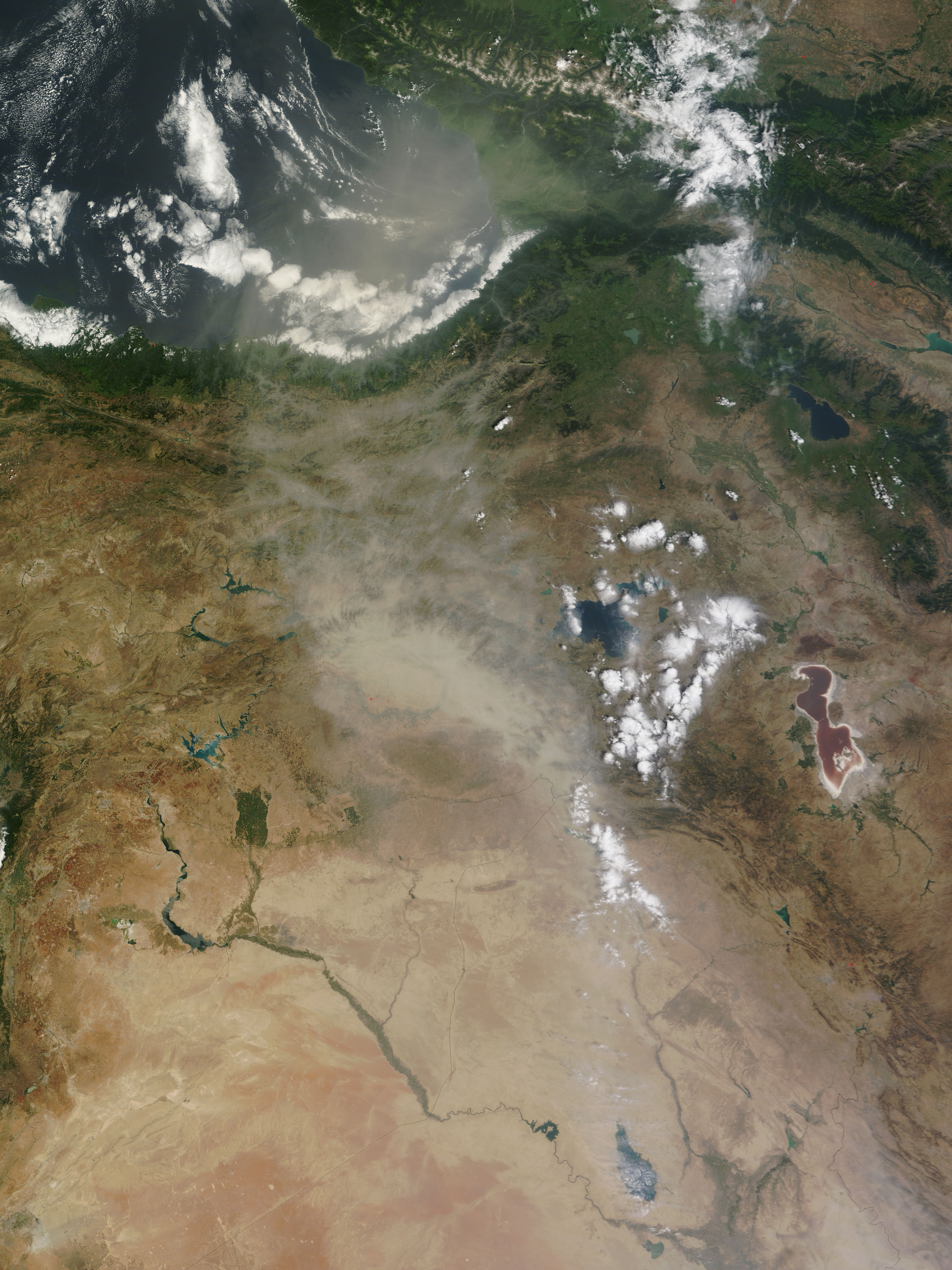 Dust over eastern Turkey - related image preview