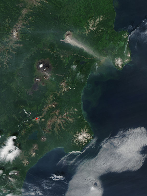 Activity at Shiveluch and Kizimen, Kamchatka Peninsula, eastern Russia - related image preview