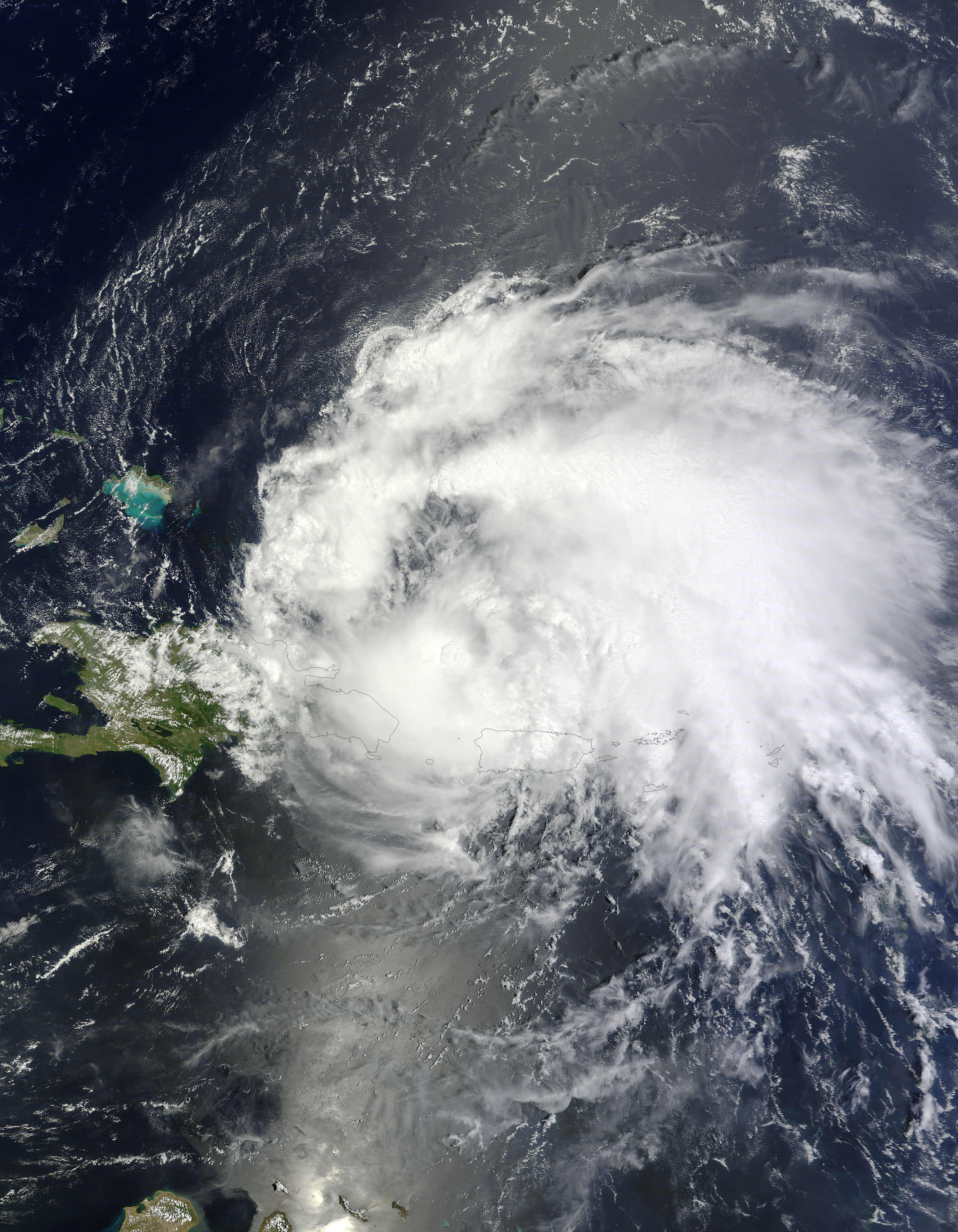Hurricane Irene (09L) over Puerto Rico - related image preview