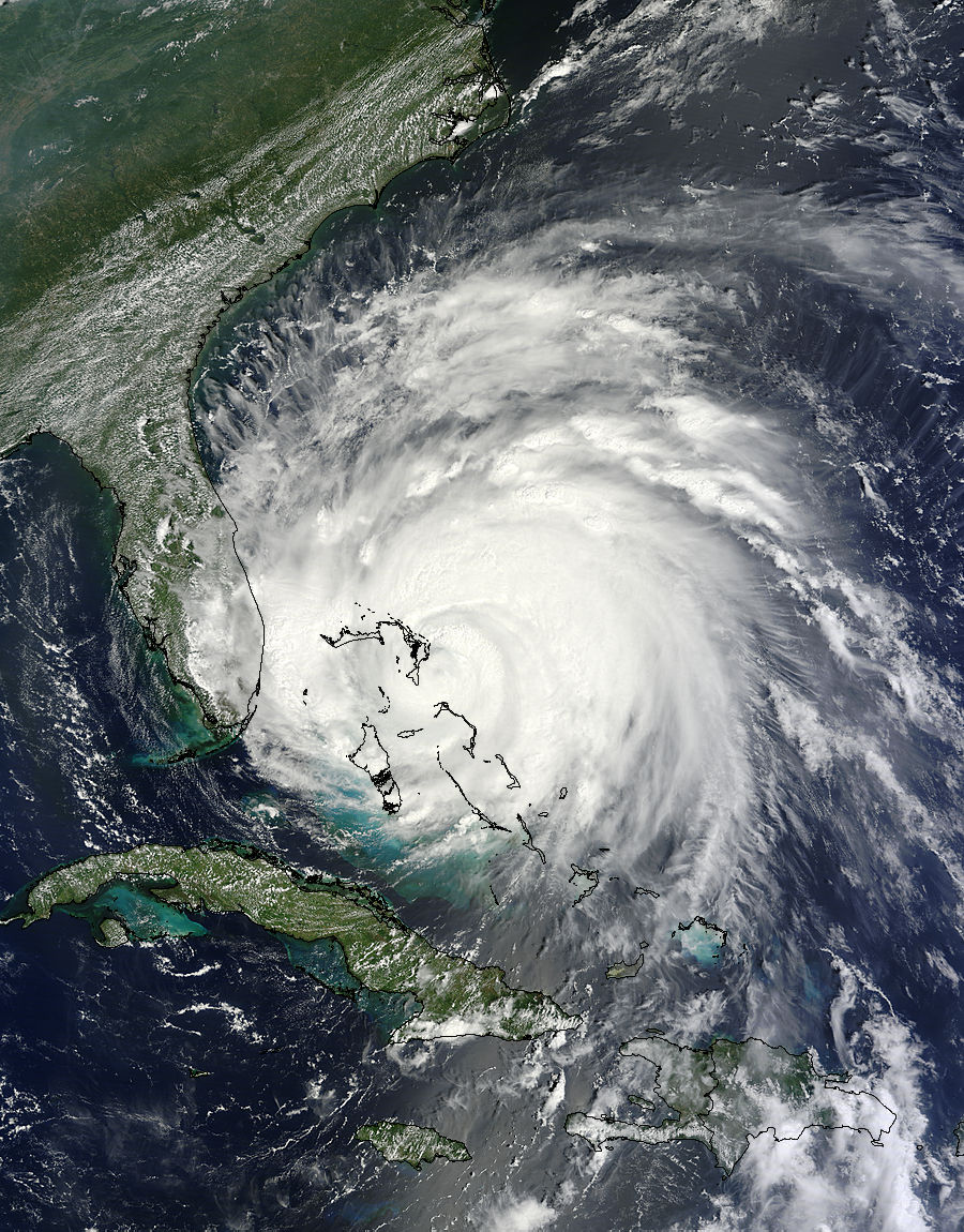 Hurricane Irene (09L) over the Bahamas - related image preview