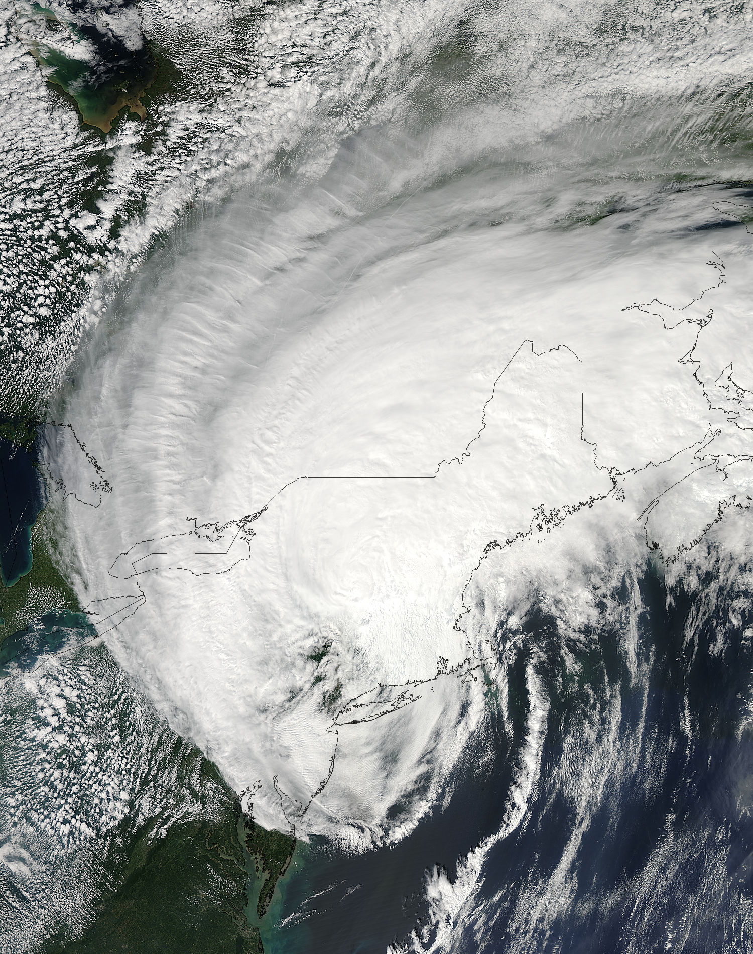 Hurricane Irene (09L) over New England - related image preview