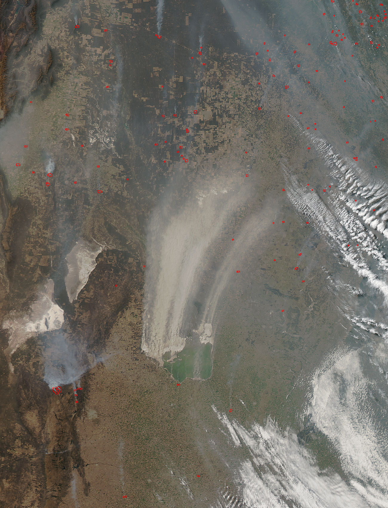 Dust storms in western Argentina - related image preview