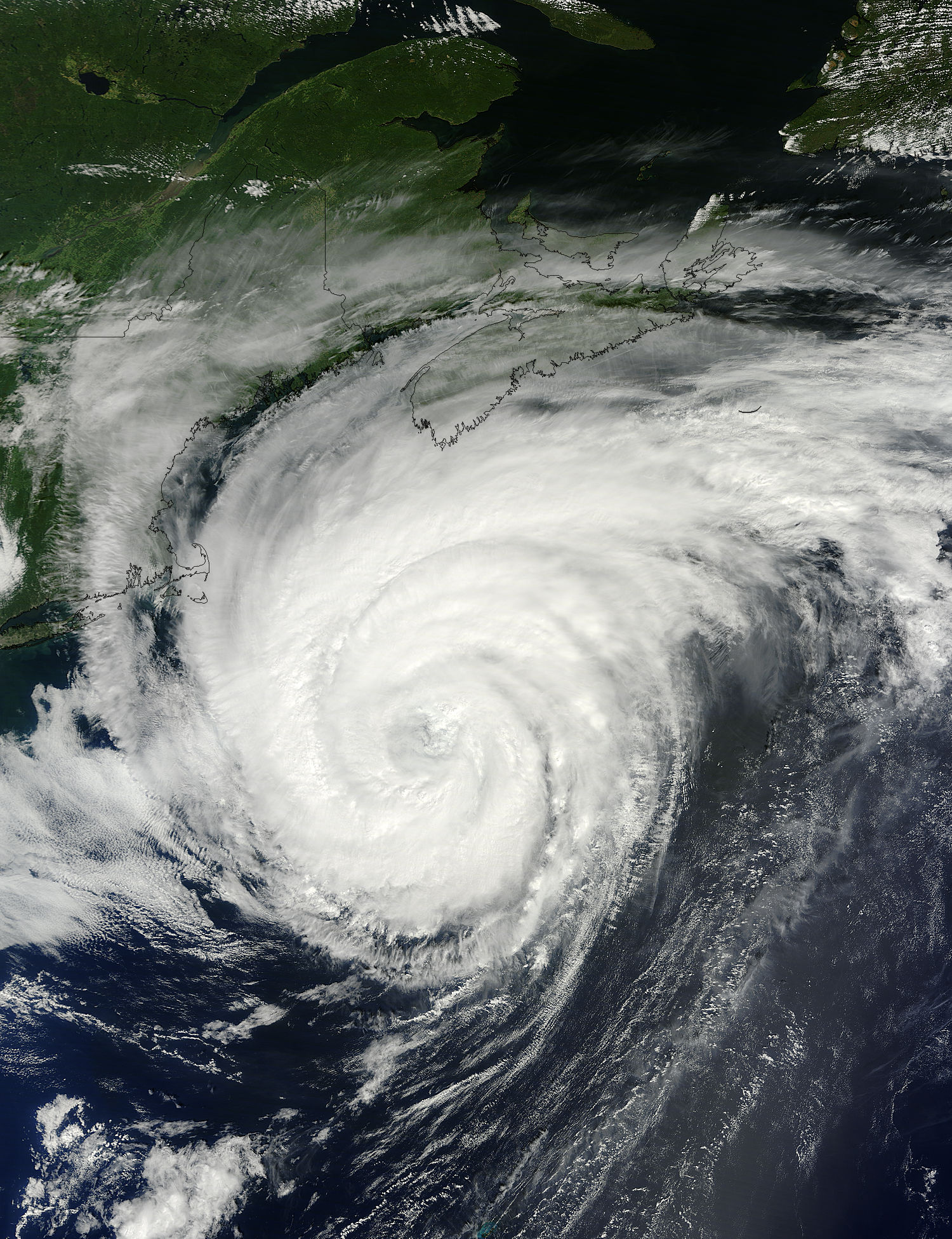 Hurricane Katia (12L) off New England