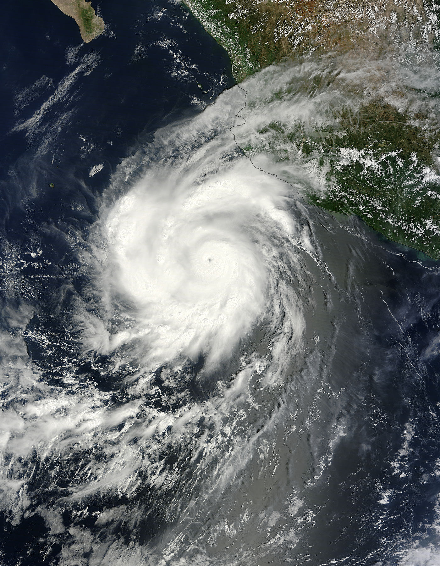 Hurricane Hilary (09E) off Mexico