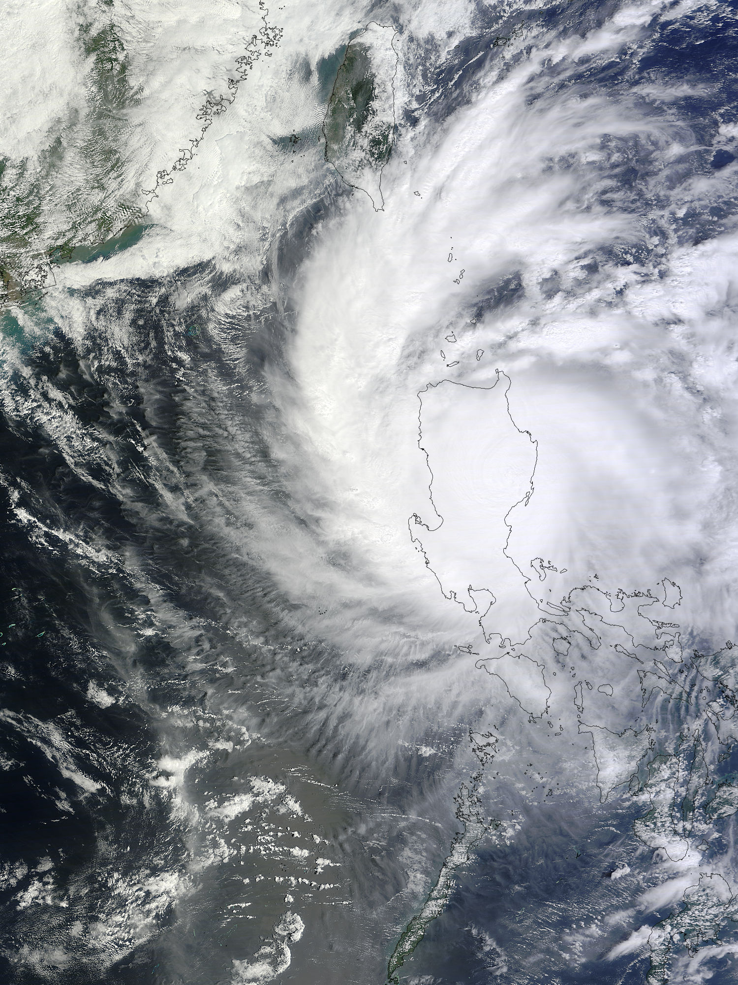 Typhoon Nalgae (22W) over the Philippines - related image preview