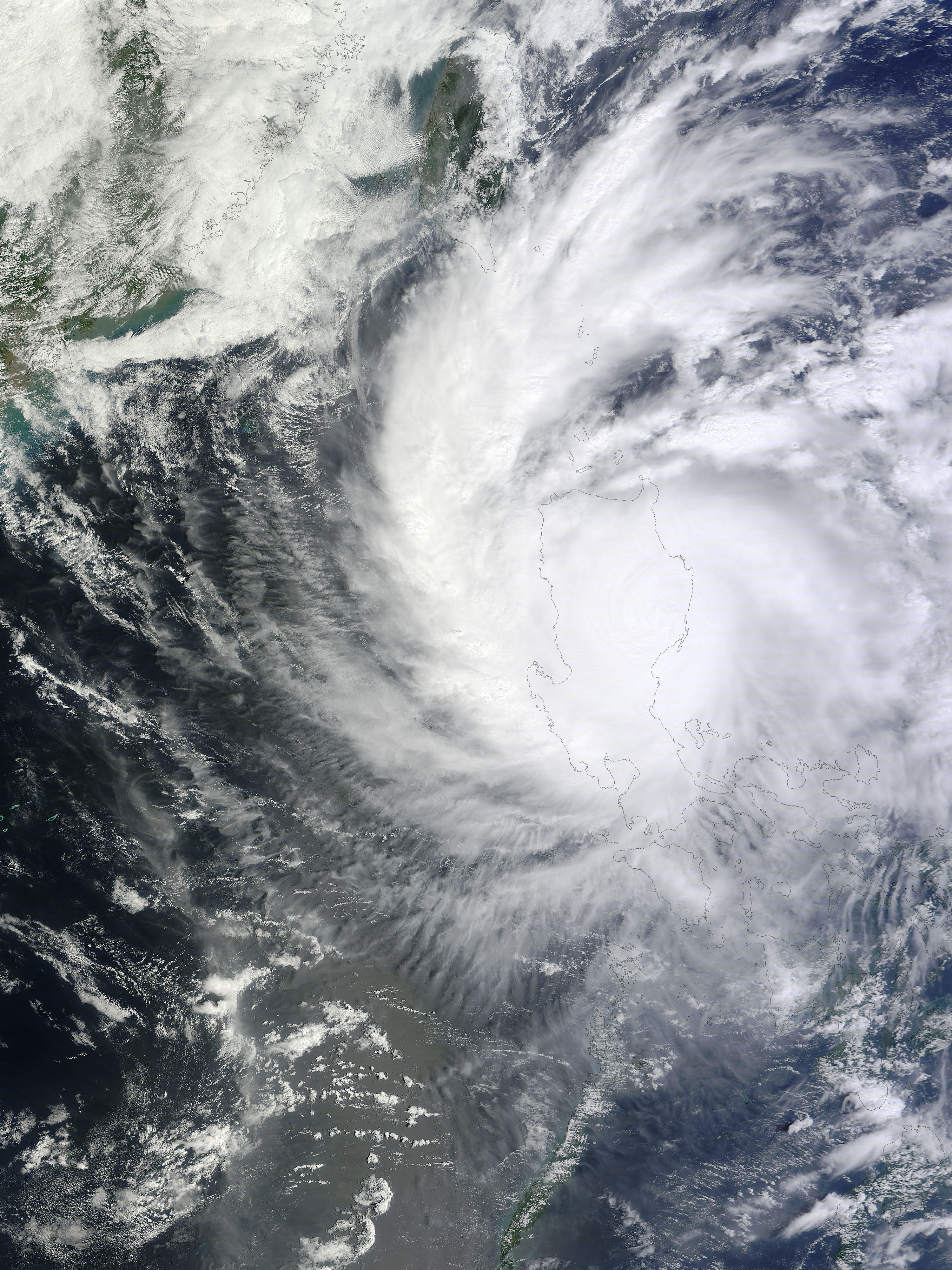 Typhoon Nalgae (22W) over the Philippines - related image preview