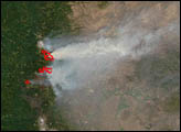 Fires in Oregon