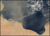 Dust Storm over Libya