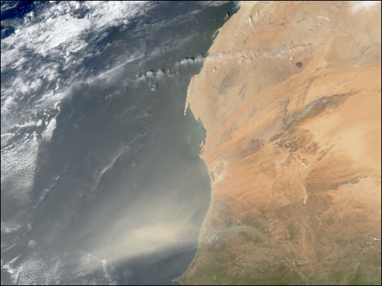 Dust Blowing off West Africa