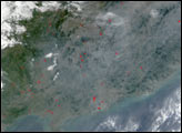 Fires in Southeast China