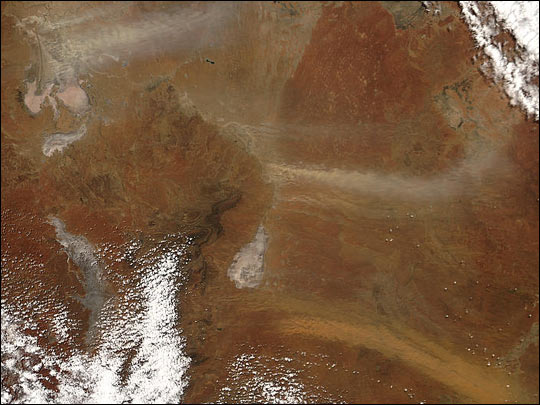 Dust Storm off Australia