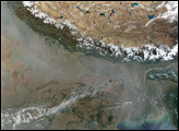 Haze South of the Himalaya