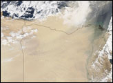 Texas-sized Dust Storm Sweeps over Egypt