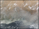 Dust and Smoke Over West Africa